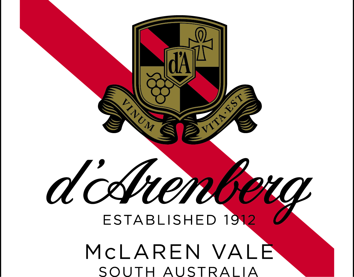 d'Arenberg logo featuring crest and red stripe