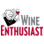 Wine Enthusiast logo with man and wine glass